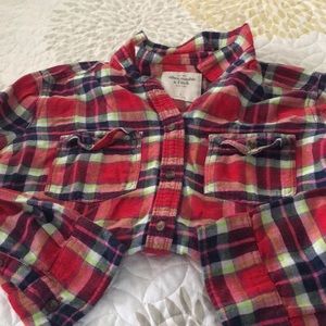 Abercrombie & Fitch flannel shirt ladies